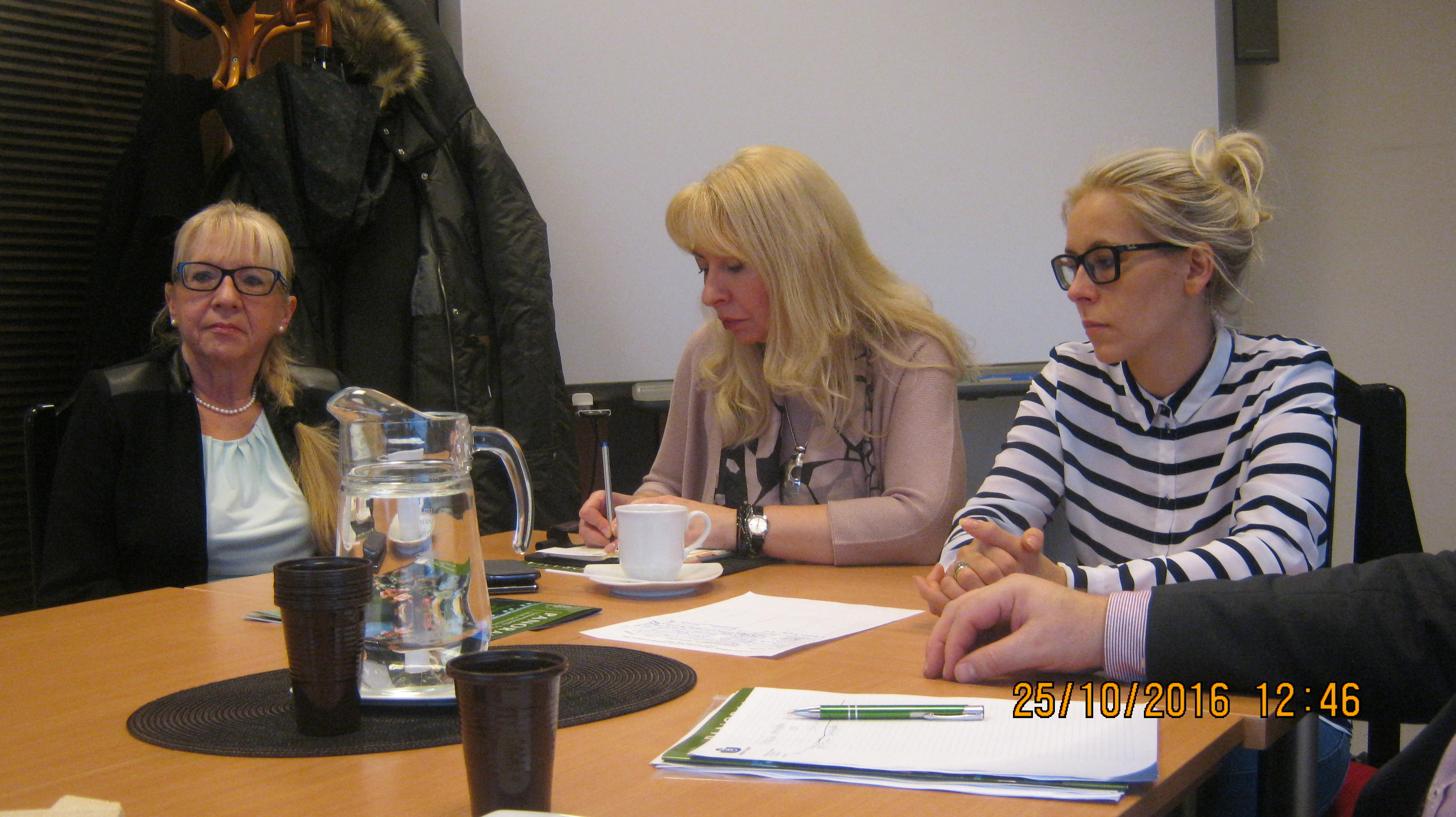 Pani Ludwika Sikorska, Pani Gabriela Dudziak - pełnomocnik Prezydenta ds Seniorów